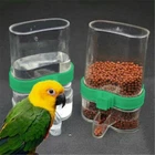 Birds Cage Feeder Food Water Feeding Automatic-Drinker Parakeet Parrot Dispenser