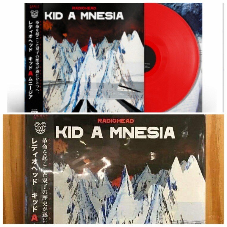 RADIOHEAD / KID A MNESIA 2021 Red Color Vinyl 3LP Japanese OBI