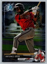 Anfernee Grier 2017 Bowman Draft Chrome BASEBALL #BDC-99 Arizona Diamondbacks