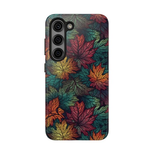 Custodie telefono resistenti foglia d'acero autunnale - iPhone Samsung, cover protettiva, autunno - Foto 2 di 39