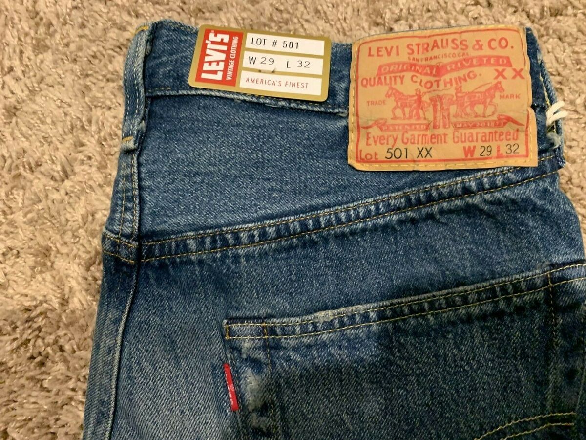 Levi's LVC 1955 501 XX Selvedge Jeans Made In Japan 29X32 Levi's LVC 1955 501 XX Selvedge Jeans Made In Japan 29X32
