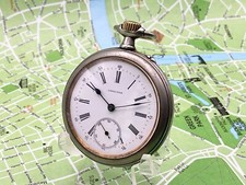 Longines 19.8 Caliber . 1890 . Argentan Chiseled Case .