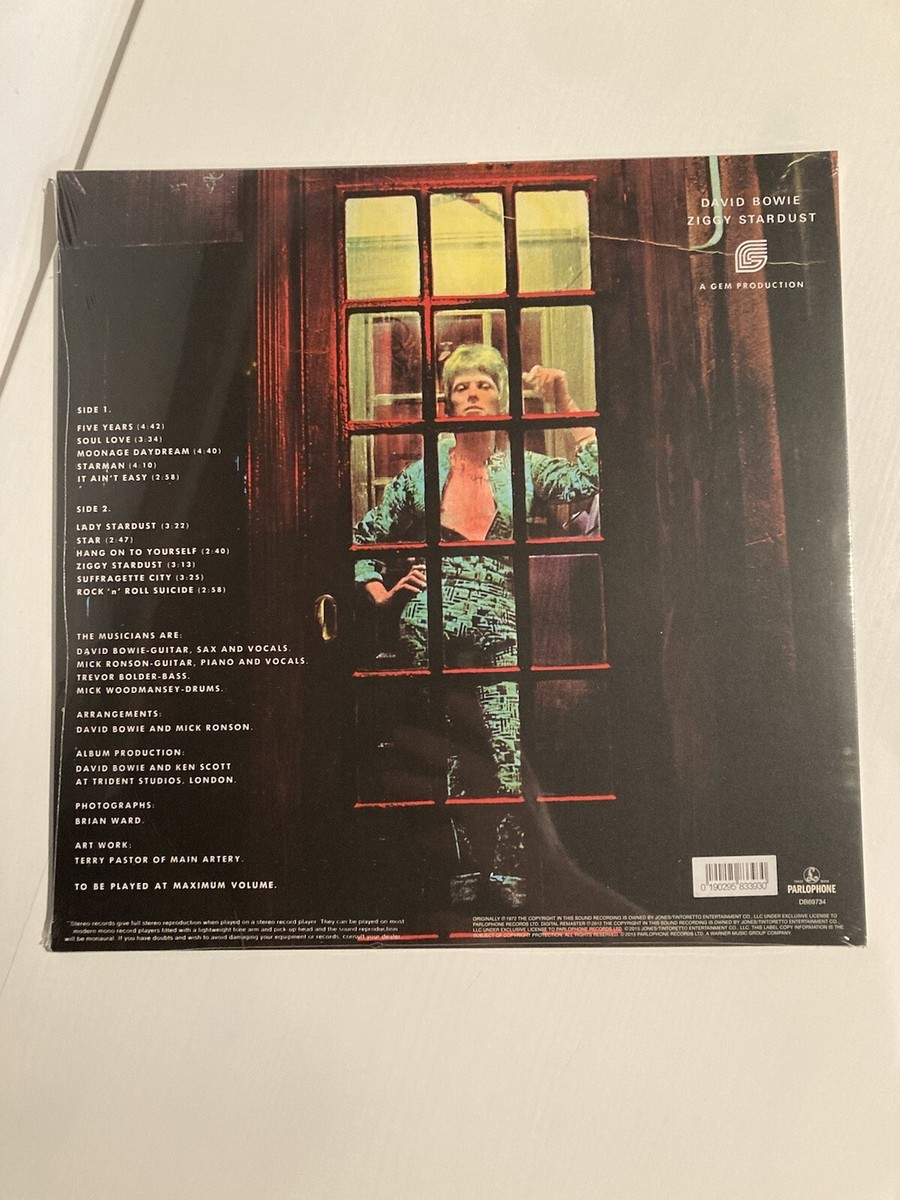 DAVID BOWIE Ziggy Stardust LP 45th Ann. Ltd Gold Vinyl 2017
