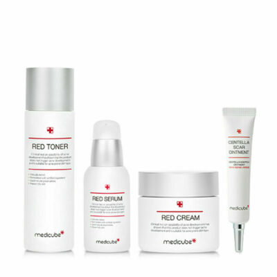 Medicube Red Line Spezial Set Toner Serum Creme Salbe zu Akne neigend K-Beauty