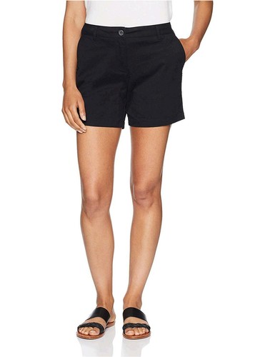 Inseam Solid Chino Short Shorts,, Black 