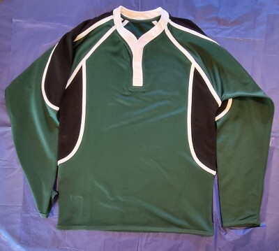 Banner Pro Tec Jungen Grün Schule Rugby Shirt Größe 32/34 Brustumfang