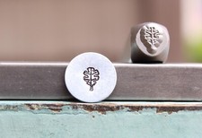 SUPPLY GUY 6mm Oak Leaf Metal Punch Design Stamp SGCH-519