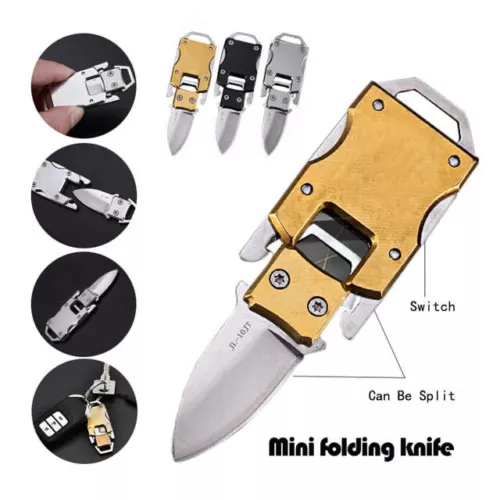 Multifunction Mini EDC Survival Tool Knife Pocket Outdoors
