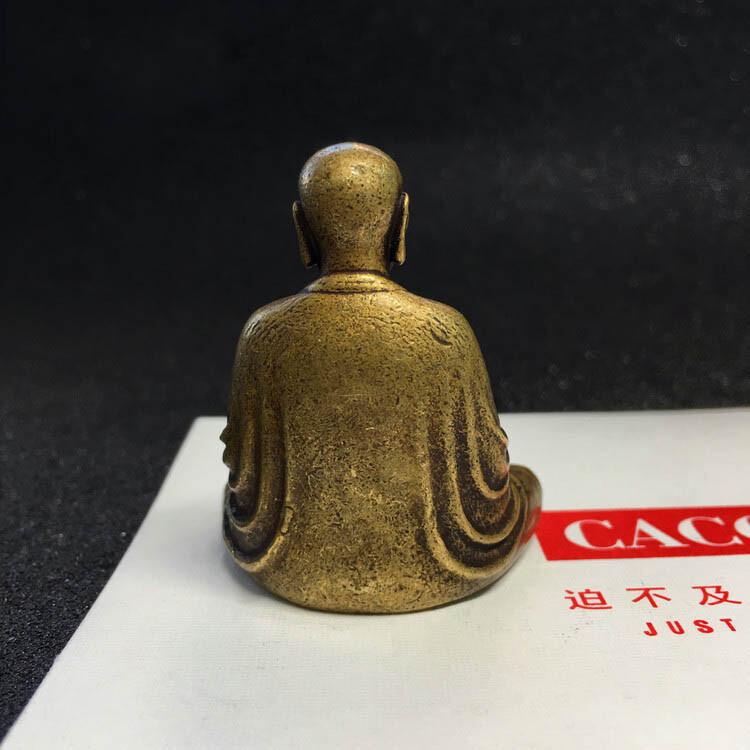 Buddhism Vintage Bronze Sakyamuni Buddha Godness Kwan-yin Statue