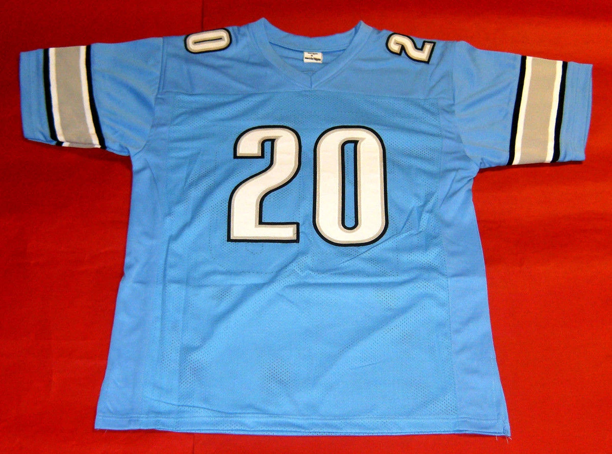 Barry sanders stitched best sale jersey