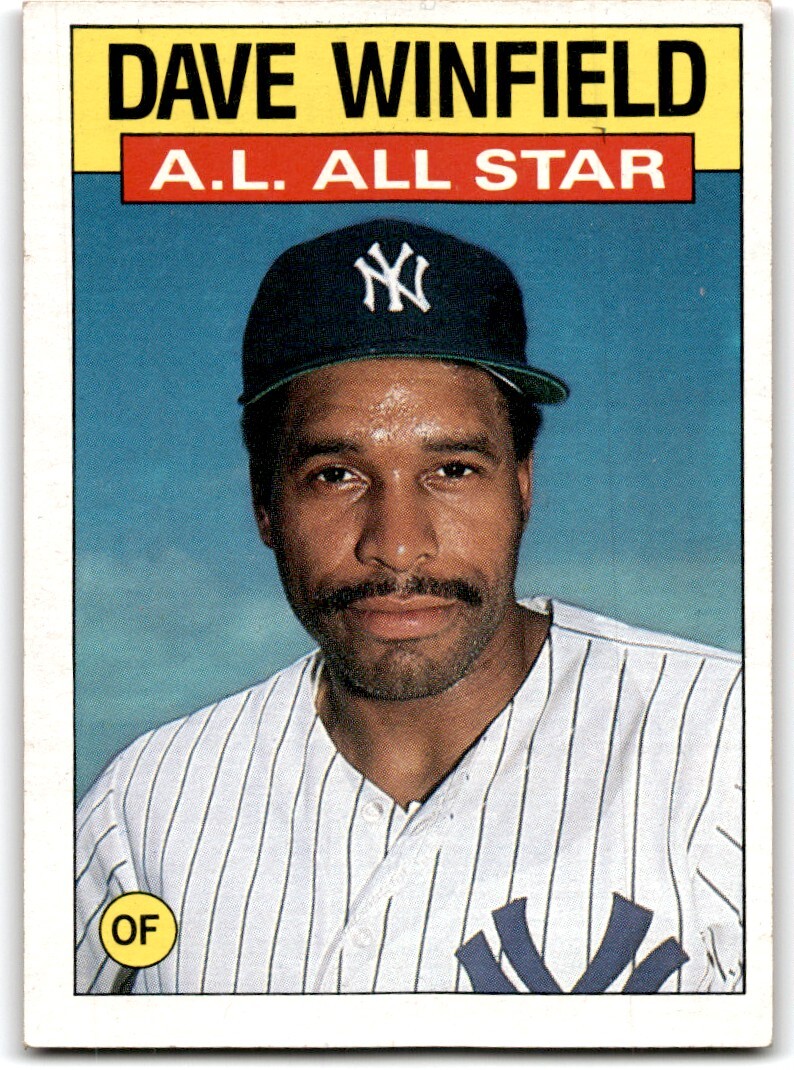 1986 TOPPS DAVE WINFIELD NEW YORK YANKEES #717