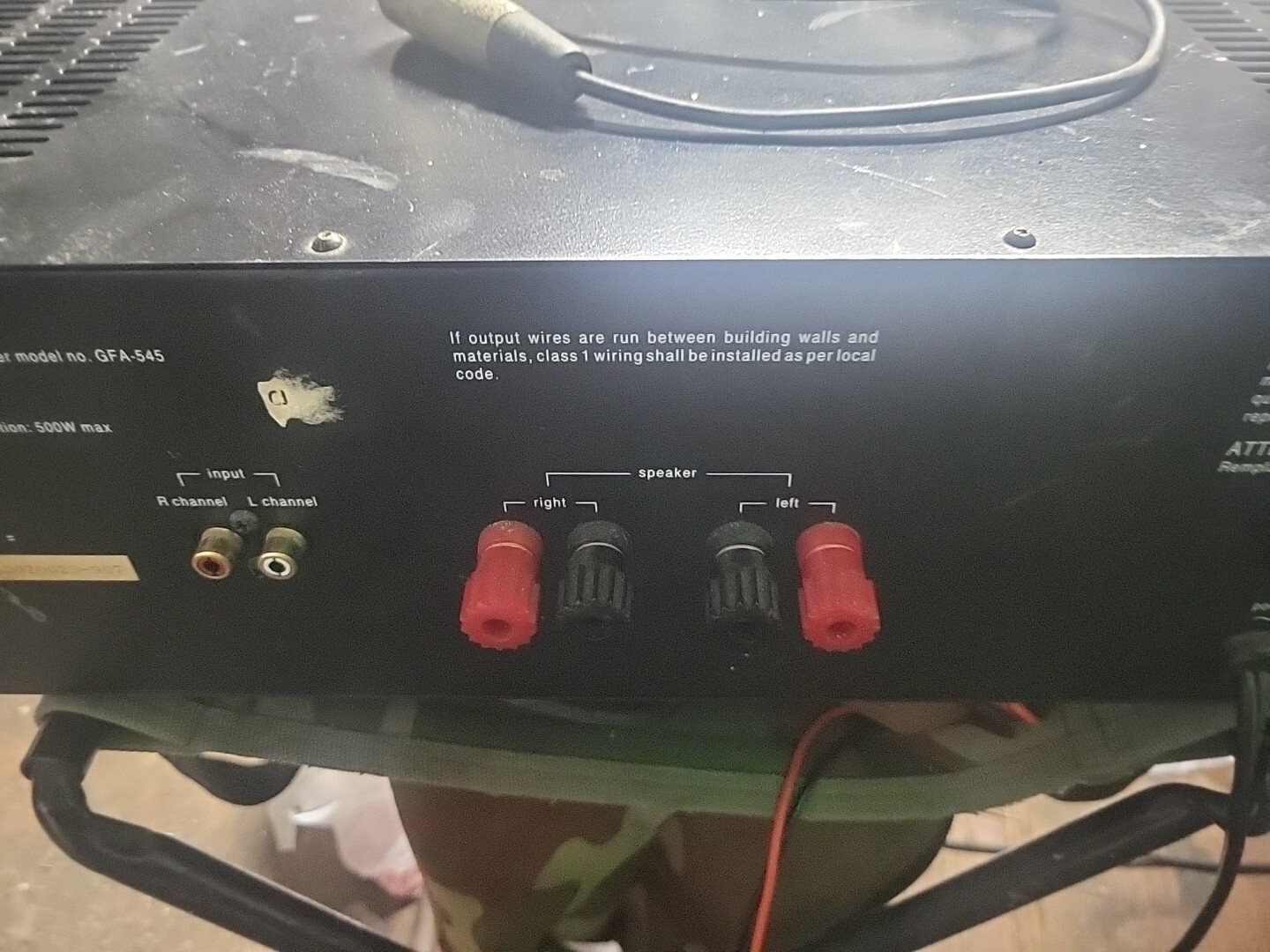 GFA545 2 Channel Power Amplifier eBay