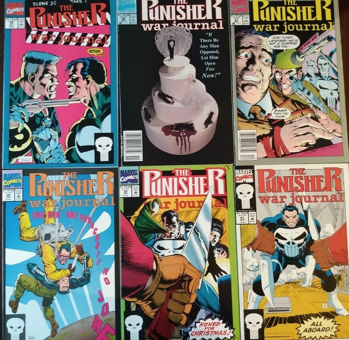 The Punisher: War Journal #35-39,41 Marvel 1991 Comic Books | eBay