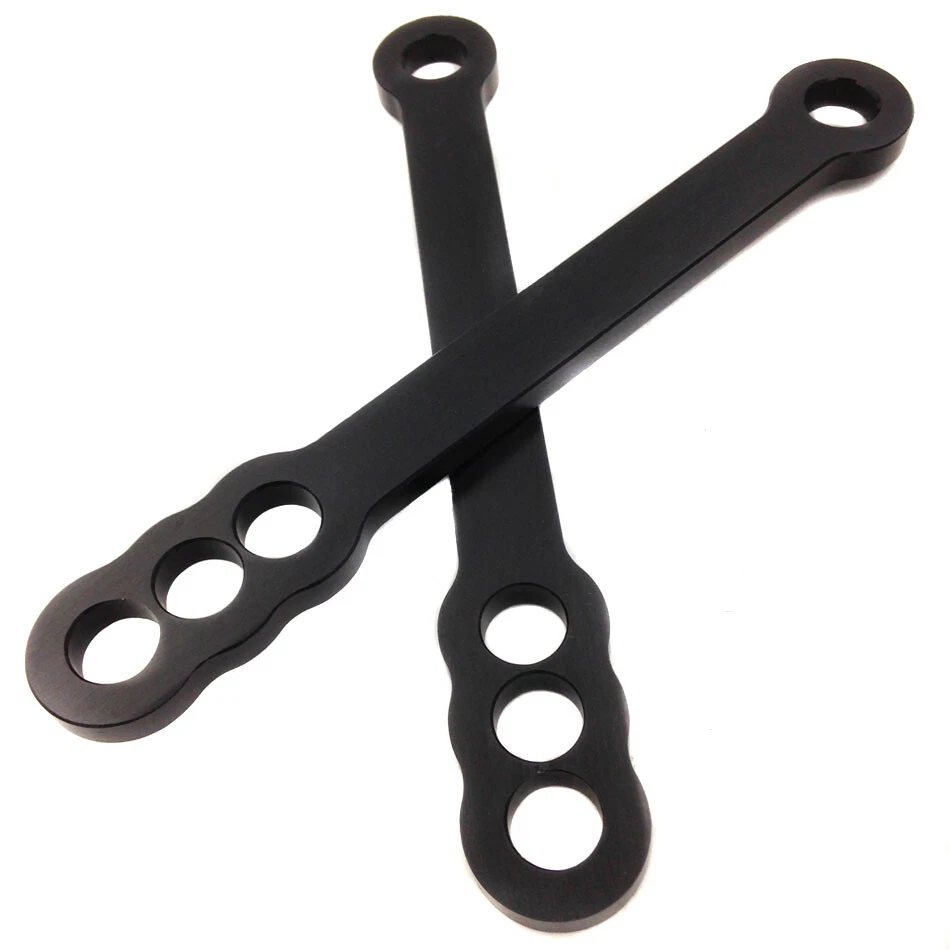 Motorcycle Lowering Link For 1999-2012 2006 2007 Suzuki Hayabusa GSX1300R Black - Image 2 of 4