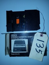 Vintage Kraco Stereo Cassette Adapter for 8 Track Players Model KCA-7A 135