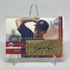Joe Mays 2003 Upper Deck SP Gold SP Auto /10 ( Twins )