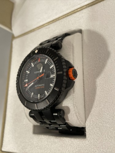 VERSACE V-Race Diver Automatic Black Dial Men's Watch VAL01 0016 - Picture 5 of 8