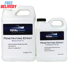 Clear Penetrating Epoxy Wood Sealer Stabilizer for Rot Repair and Restoration (H