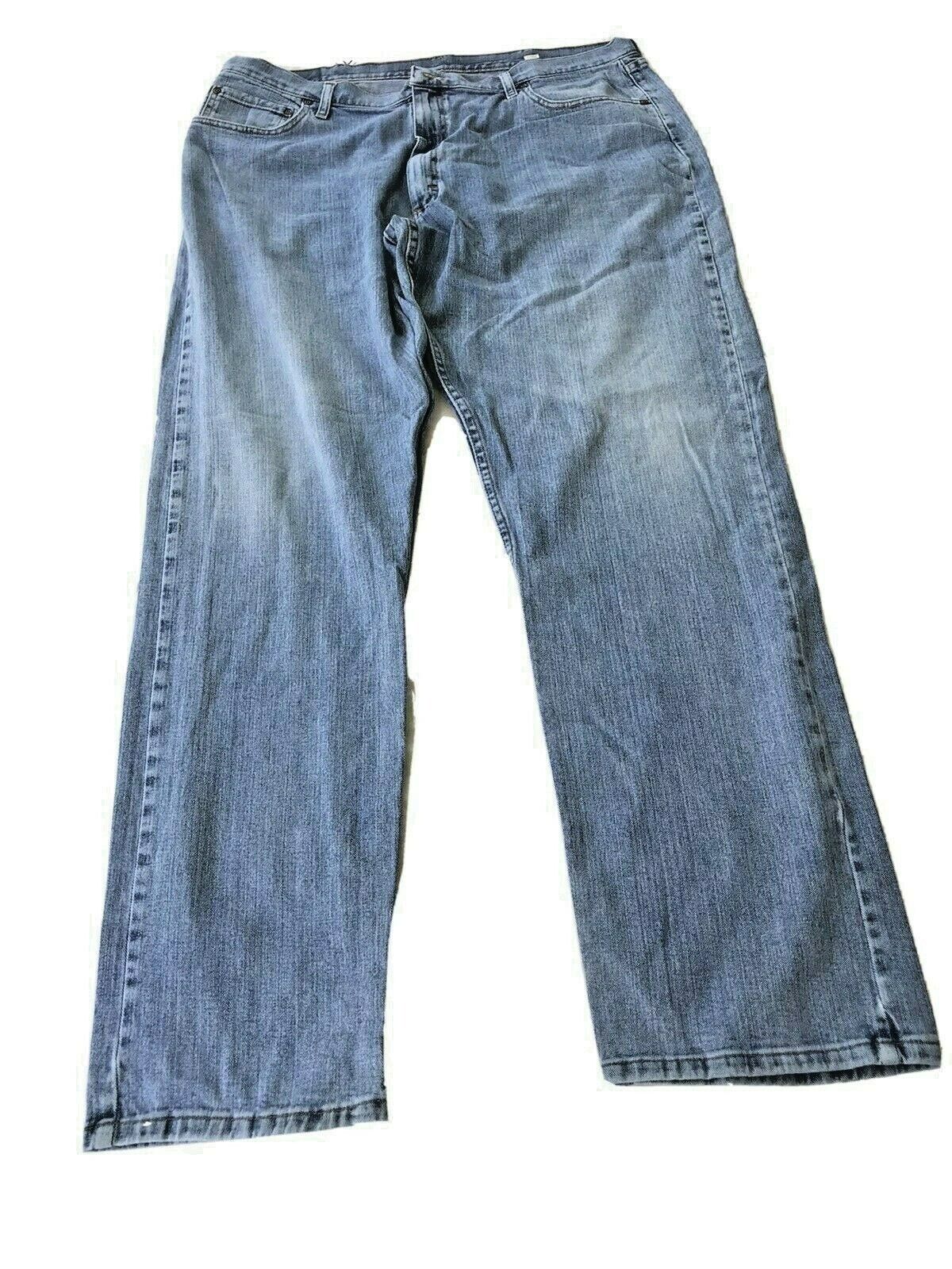 1 Pair Men's Relaxed Fit Wrangler Work Jeans Cotton Spandex 38x34 9WRLAVS  Preown | eBay