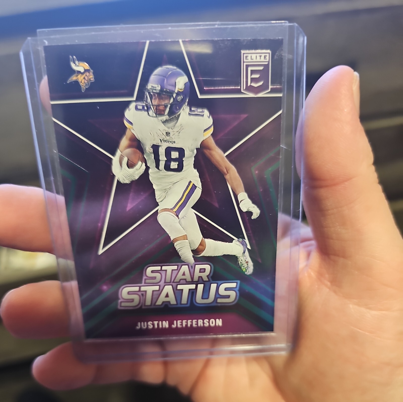 2023 DONRUSS ELITE FOOTBALL CARD NFL JUSTIN JEFFERSON STAR STATUS 6 INSERT