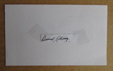 DARREL CHANEY SIGNED AUTOGRAPH CUT 3X5 INDEX CARD MLB 1975 WORLD SERIES CHAMPION