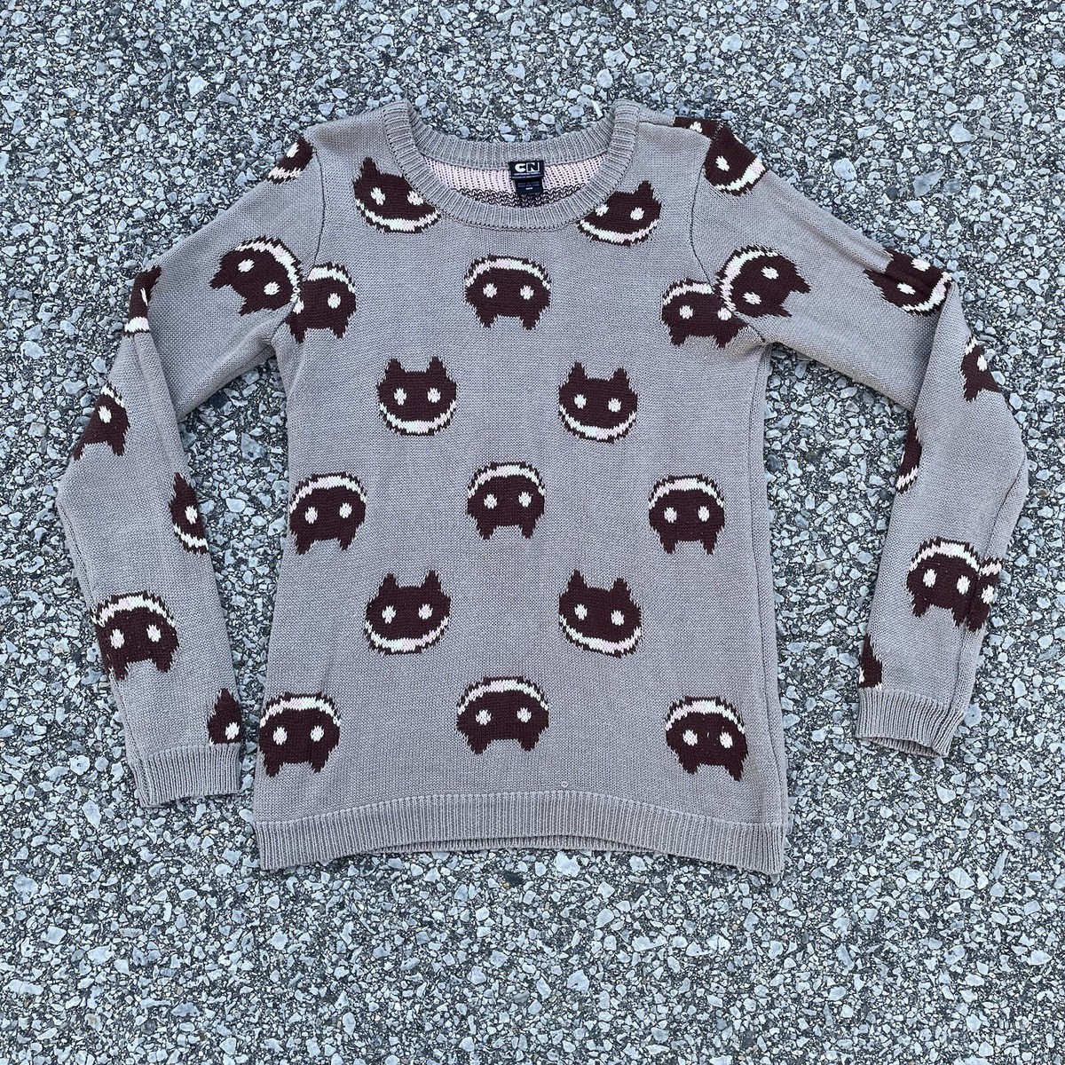 Cartoon Network Sweater Women Medium Brown Steven Universe Cookie Cat Hot  Topic