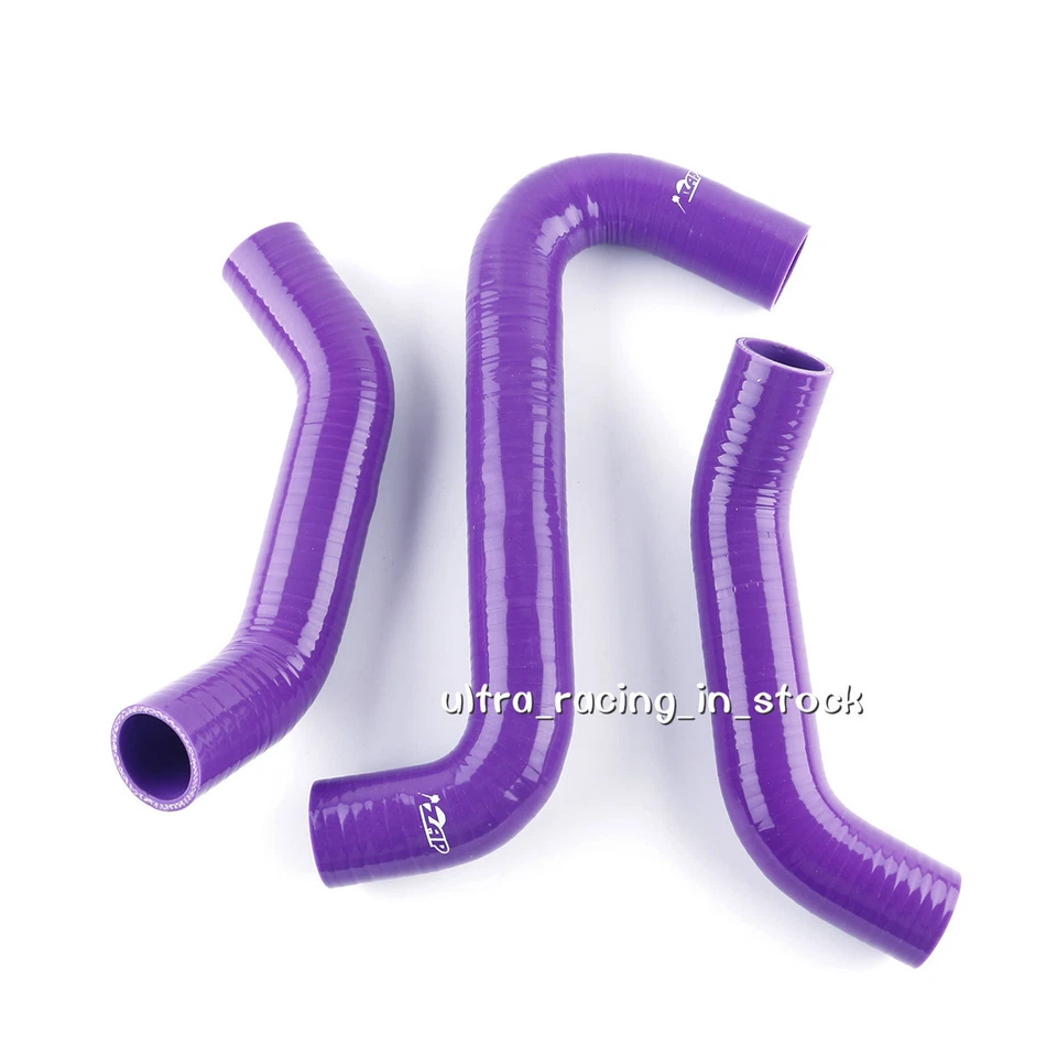 Purple Silicone Radiator Hose fit 2000-2006 Subaru Legacy Outback Baja 2.5L H4 - Изображение 2 из 4