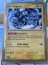 Carte Pokémon Fulguris 70/197 Holo Flammes Obsidiennes Neuve Fr
