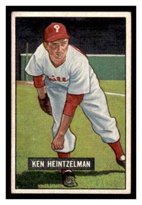 1951 Bowman Baseball #147 Ken Heintzelman      127E-02