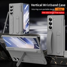 For Samsung Galaxy Z Fold 6 Wristband Shockproof Kickstand Case Cover with S Pen