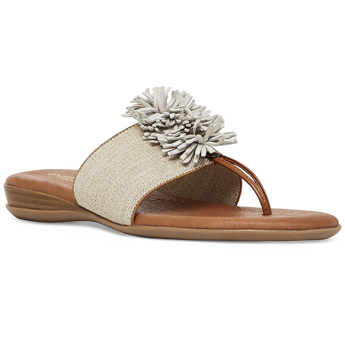 Andr Красивые женские босоножки Novalee бежевого цвета на танкетке 10 см BM BHFO 5283 17990₽