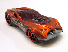Vintage 2006 Mcdonald's Copper Color Diecast Plastic Race Car Hasbro 