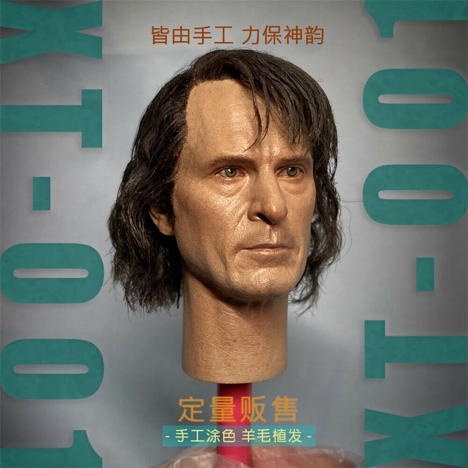 XT001 JK03 1/6 Joaquin Phoenix Joker Arthur Head Sculpt For 12"Male HT Doll Body - Image 2 of 4