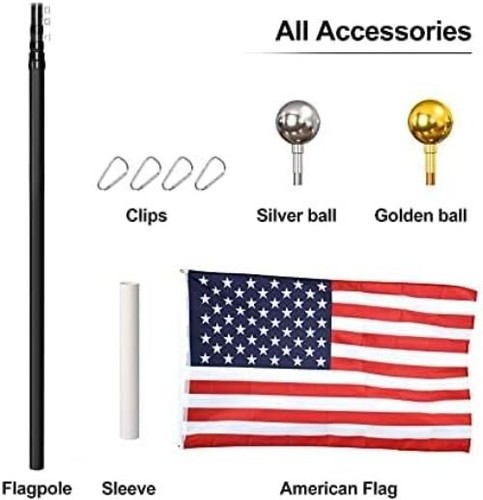 In-Ground Flag Pole Kit – Durable 14 Gauge Design with Reinforced Locking System - Picture 10 of 10
