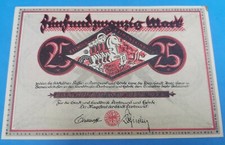 Deutschland-Dortmund- 25 Mark Notgeld, Banknote 1922. 