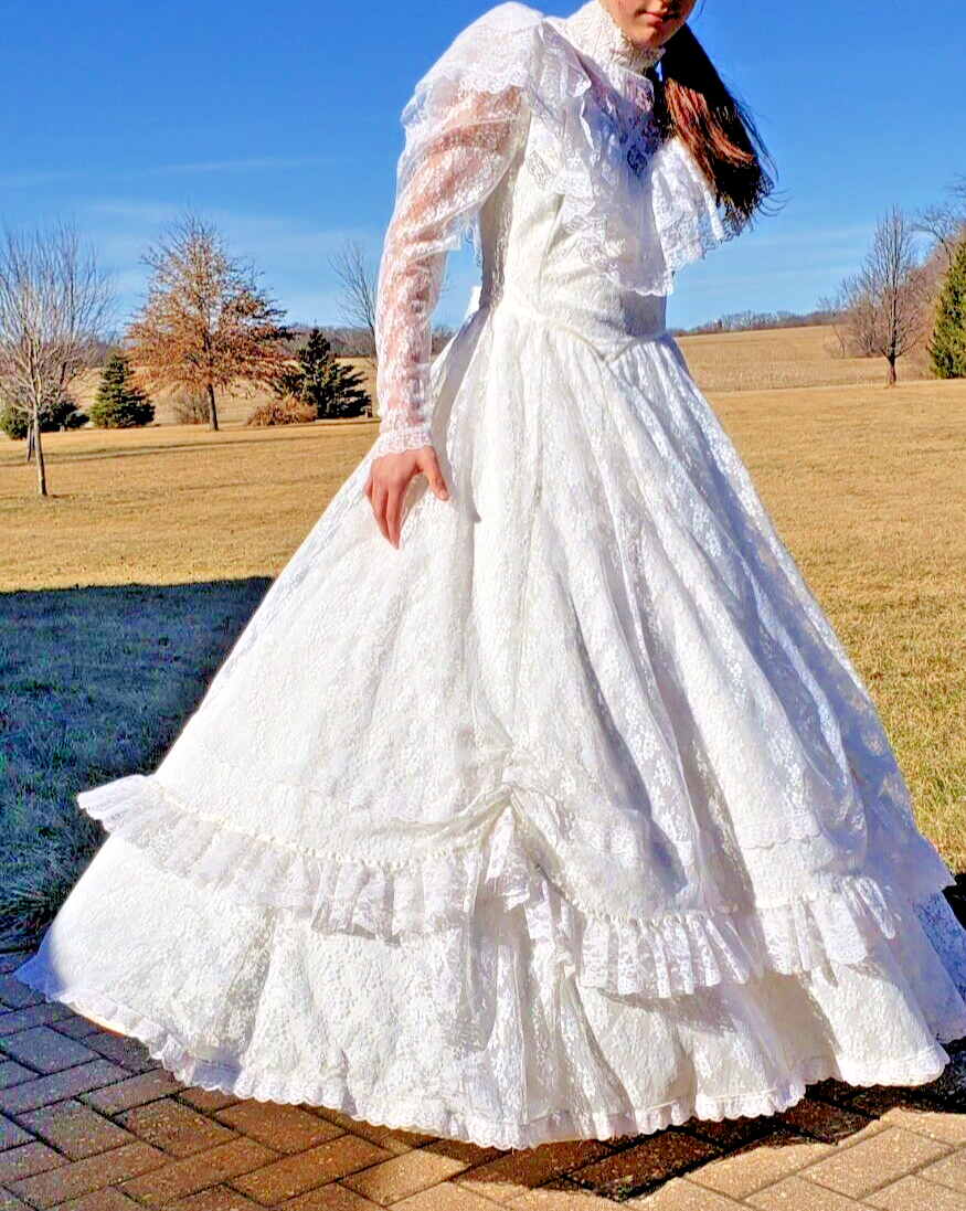 Wedding Dress Vintage Romance Jessica McClintock size 6 | eBay Wedding Dress Vintage Romance Jessica McClintock size 6 | eBay