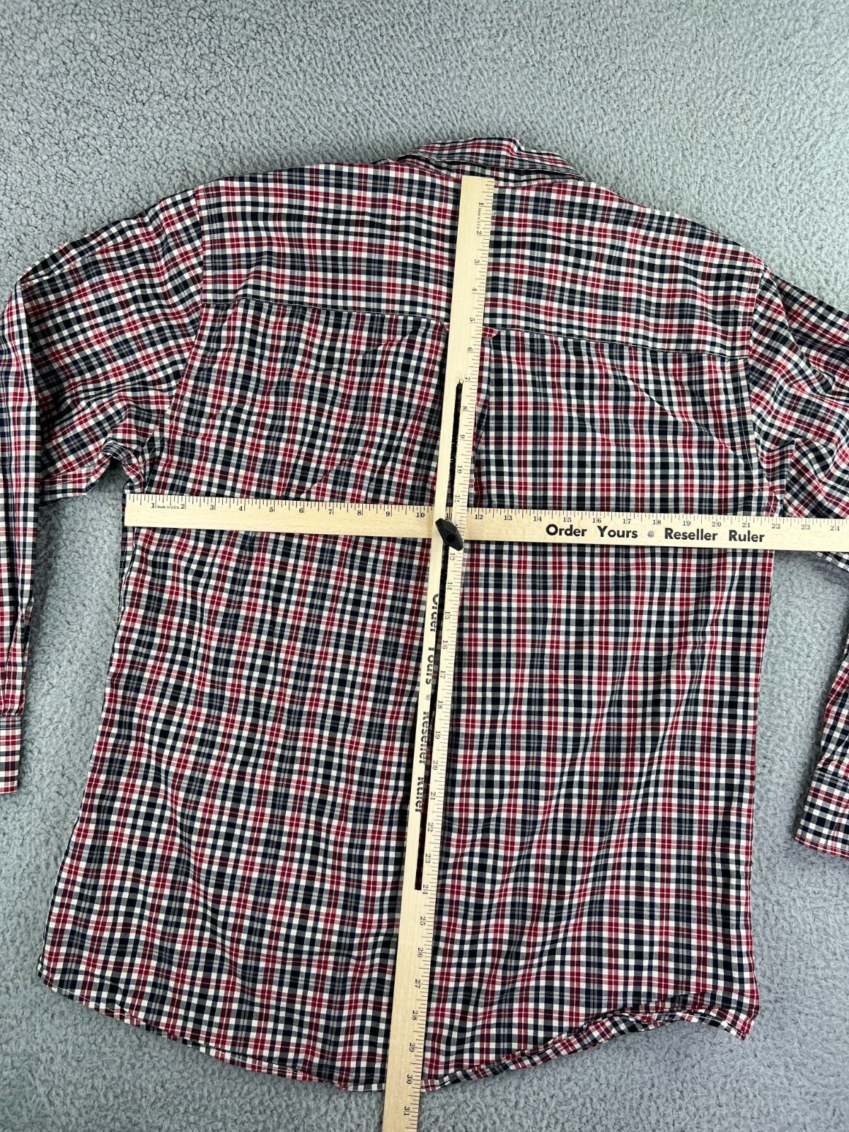 Pendleton Metro Button Down Long Sleeve Shirt Red… - image 8