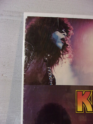 Vintage 1977 KISS Collage Full Size Poster Aucoin USED Condition