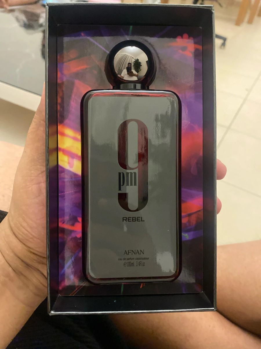 Afnan 9PM Rebel Eau de Parfum Spray Unisex 3.4 Oz / 100ML