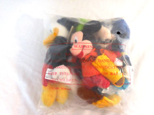 Disney Halloween Goofy As Donald, Mickey As Goofy, Donald As Mickey Bean Bag Set