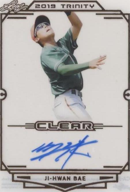 2019 Leaf Trinity - Ji Hwan Bae #CA-JHB - 1 of 1