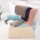 <!--F#f_0-->Soft Long-Pile Rugs Solid Color Plush Carpets Fabric Shaggy Non-Slip Bath Mats<!--F/-->