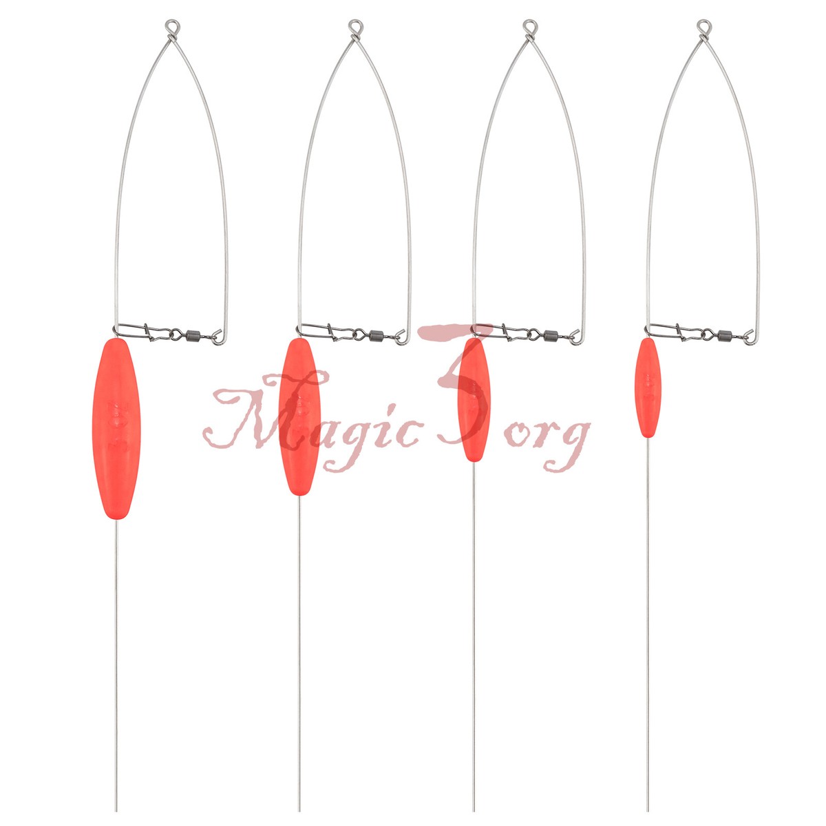 4pcs Fishing Bottom Bouncer Trolling Weight 4 Size Lead Sinker Walleye