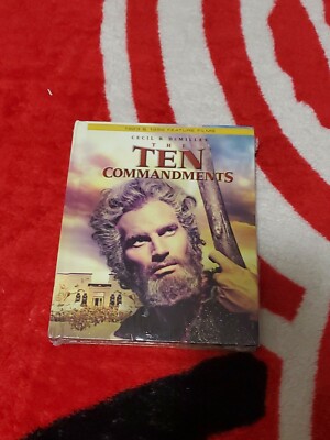 TEN COMMANDMENTS (1923 & 1956) (3 BLU-RAY) NEW FACTORY SEALED RARE ...