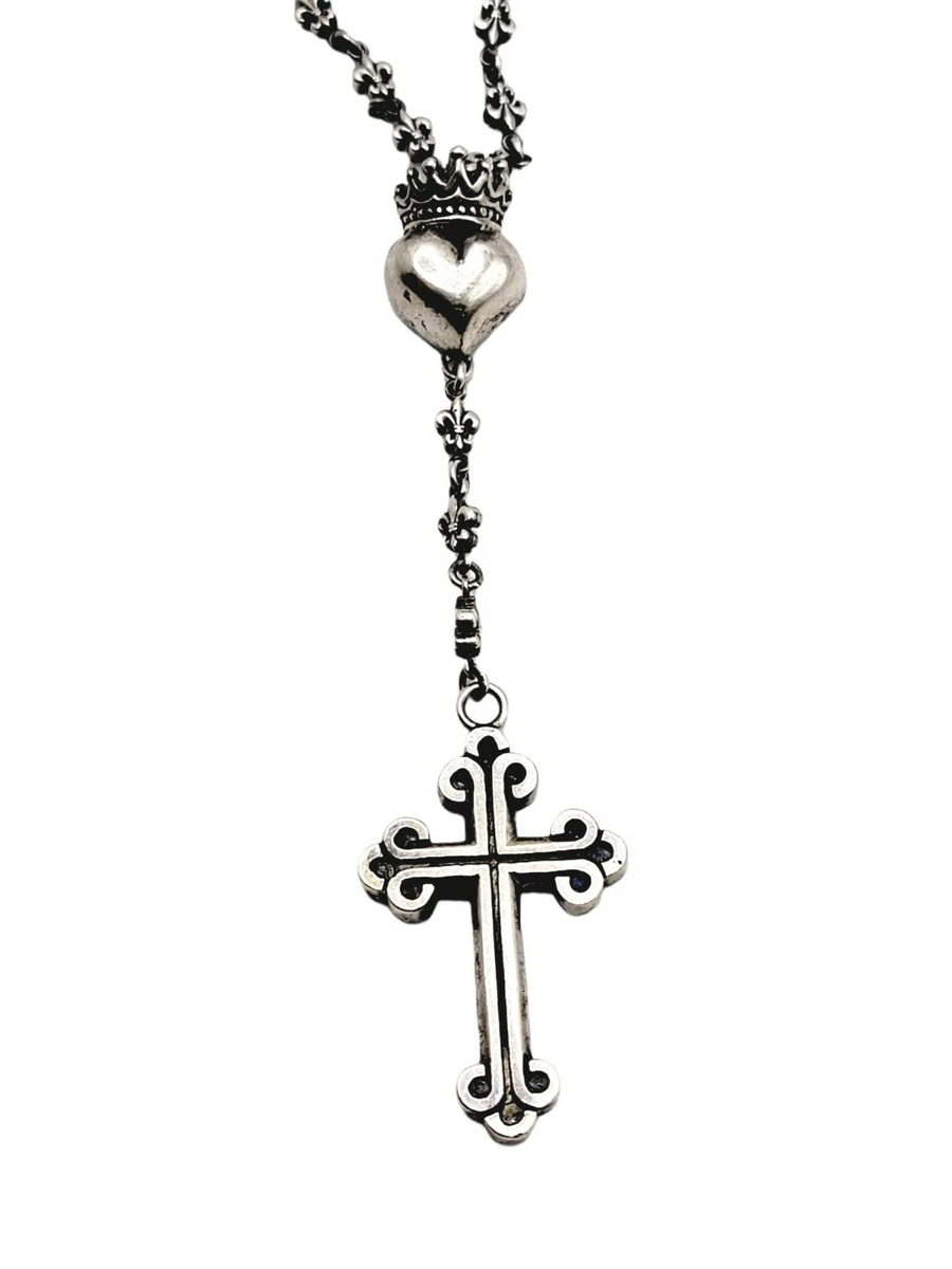 Baby rosary necklace sale