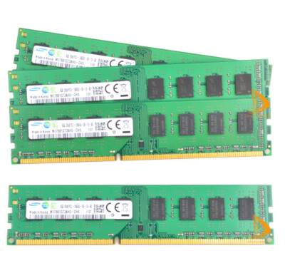Samsung DDR3 8GB 2Rx8 PC3-10600S 4枚32GB 32GB Samsung 8GB x4 2RX8 PC3-10600 DDR3-1333MHz 1.5V Memory RAM