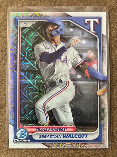 Sebastian Walcott [Pearl] #BCP-81 2024 Bowman Chrome Prospects card