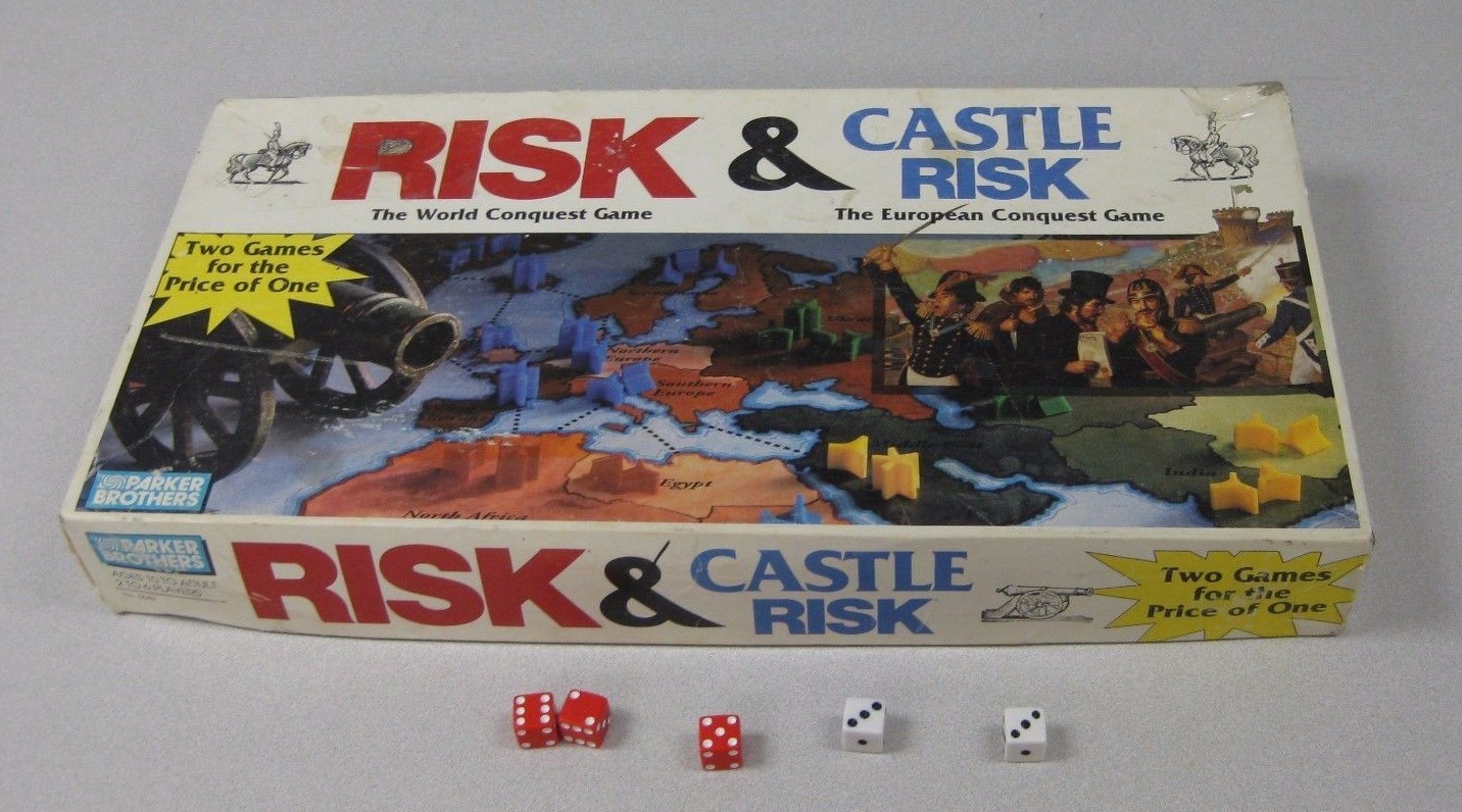 Vintage Risk And Castle Risk Board Game - Parker Brothers / Complete or 99%  | eBay