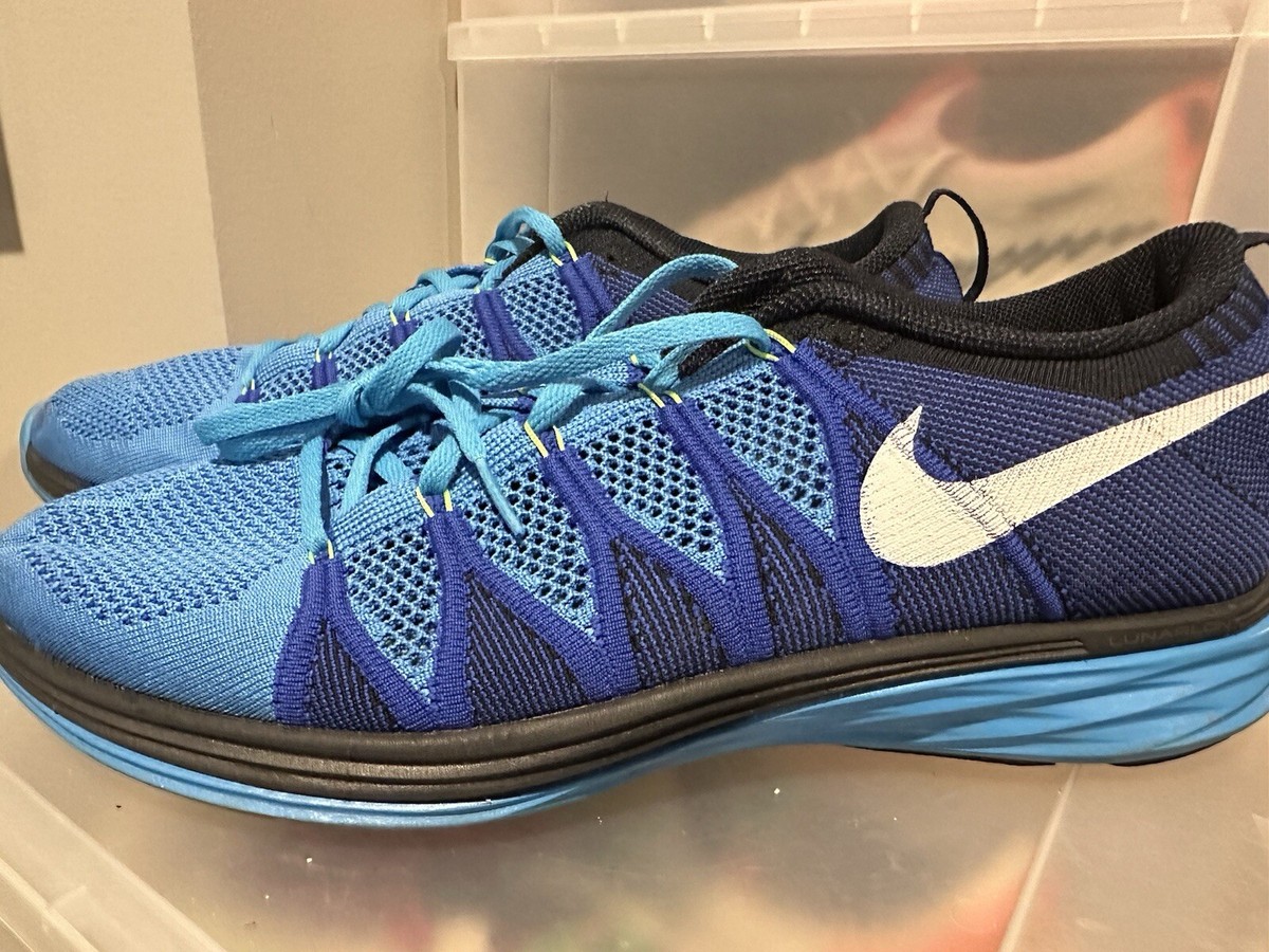 nike flyknit lunar 2 blue