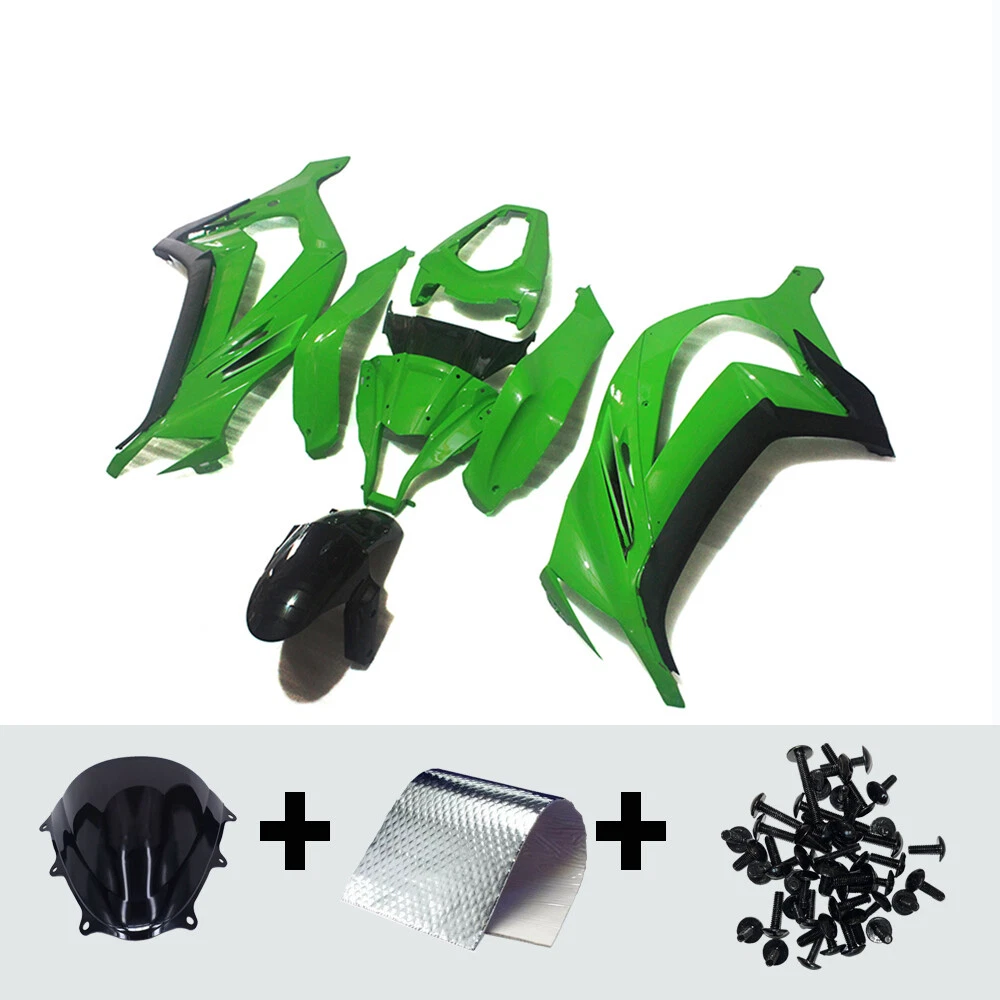 Green Black Fairings for Kawasaki ZX10R 2011 2012 2015 Ninja ZX